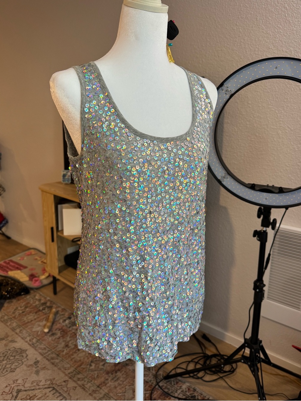 DKNY cotton top in M